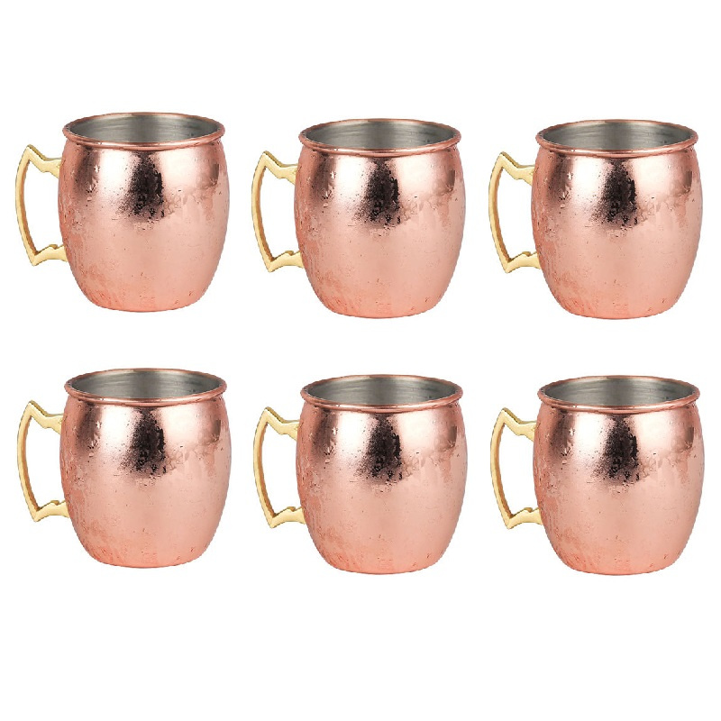 Mule Copper Mug - 6 шт., 60 мл, мідные кружки,