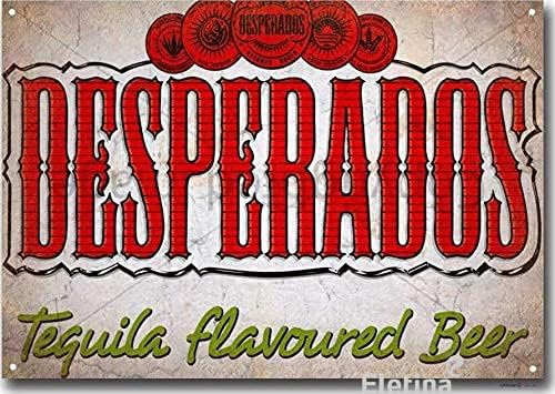 Home Bar And Coffee - Металлическая табличка - Desperados Tequila Beer,