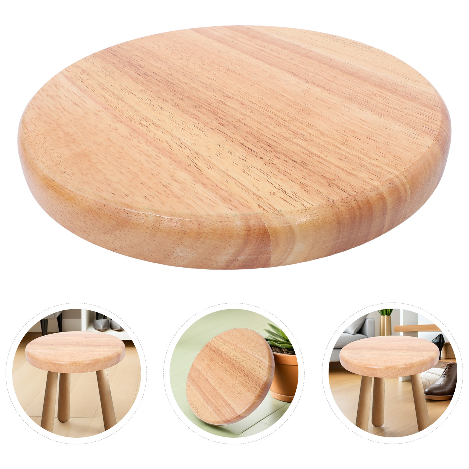 Home Bar Stools - Круглое сиденье для табурета из массива