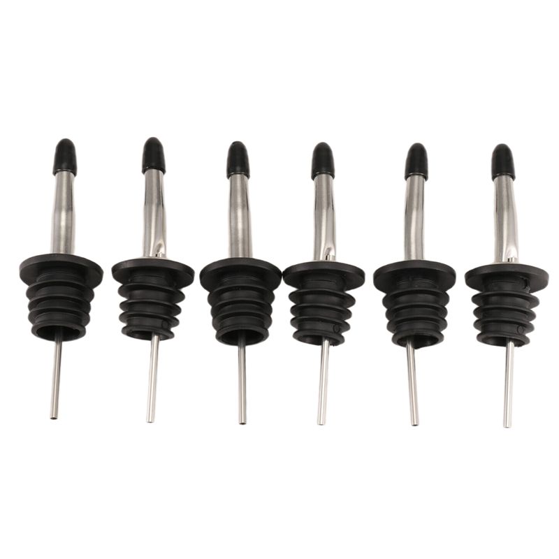 Speed Pourer Cap - Набор из 6 насадок-дозаторов из нержавеющей