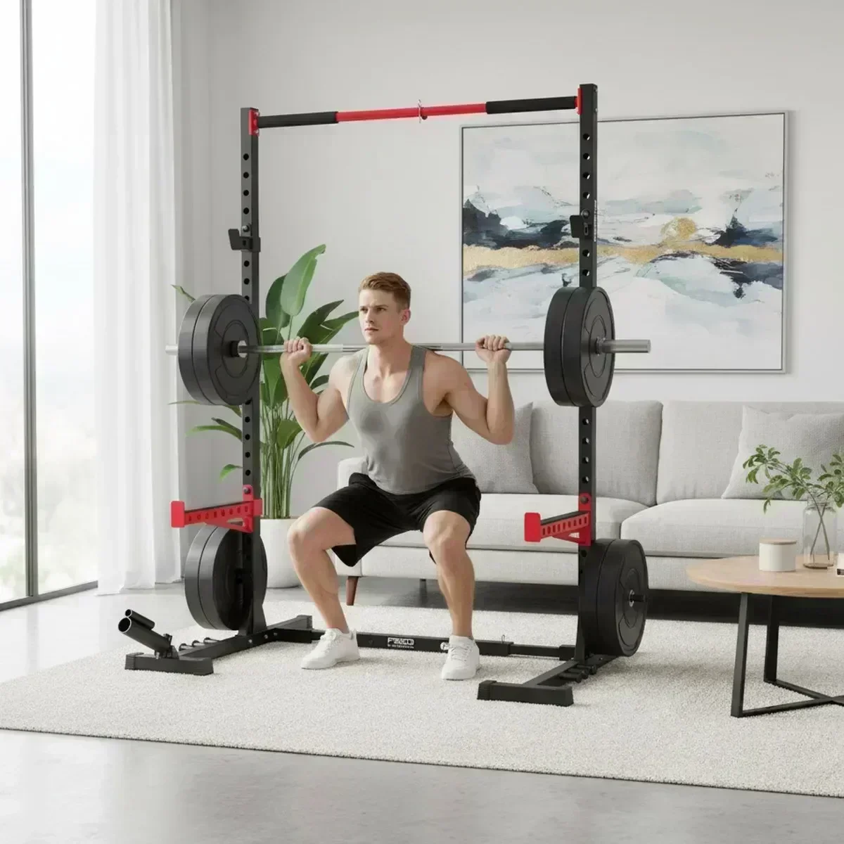 Home Bar And Gym - Регулируемая стойка для приседаний для домашнего