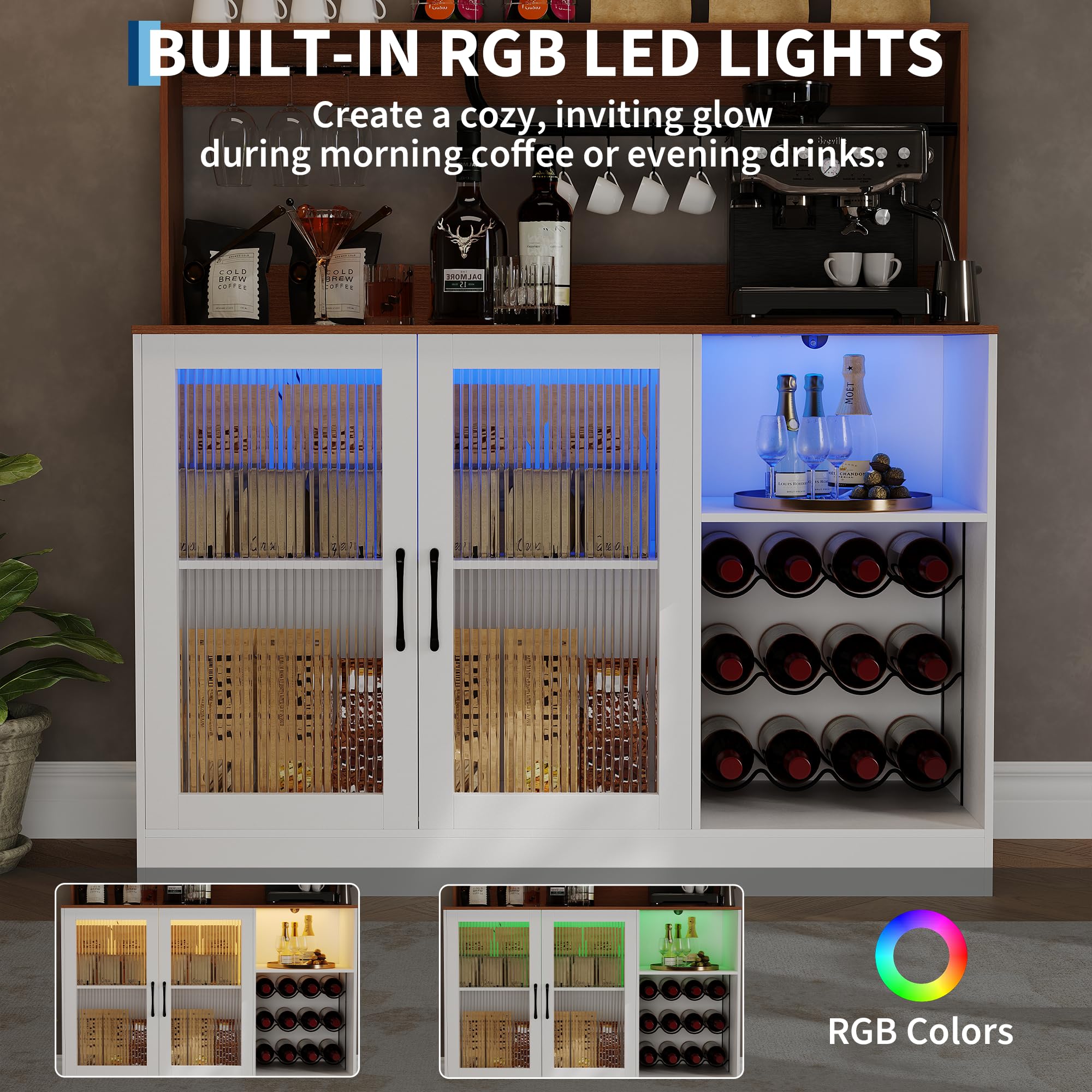 Винный барный шкаф с LED-подсв – обзор и цена Home Bar Shelves