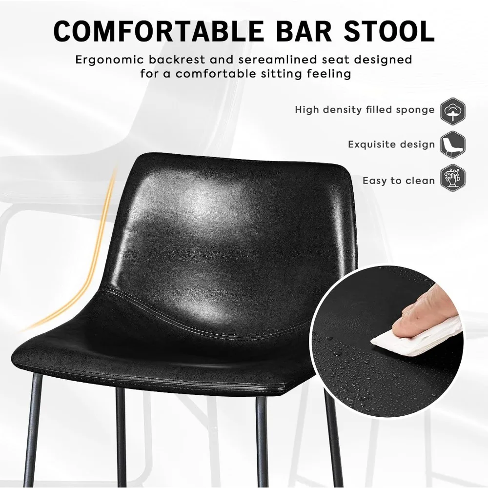 Черный барный стул из искусств – обзор и цена Home Bar Stools