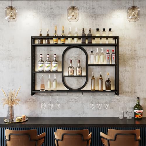 Настенная металлическая винная – обзор и цена Home Bar Shelves