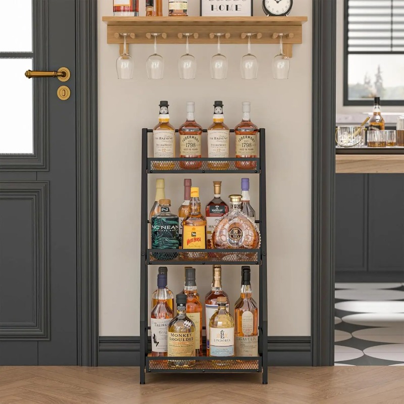 Трехуровневая напольная подста – обзор и цена Home Bar Shelves