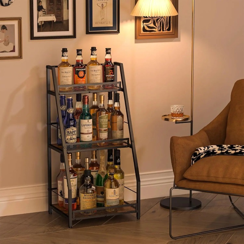Трехуровневая напольная подста – обзор и цена Home Bar Shelves